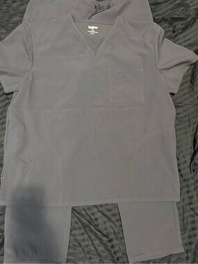 Scrubstar Premium Scrub Set Gray 2XL V-Neck